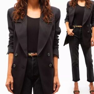 Smythe Oversized Double-Breasted Blazer